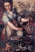Joachim Beuckelaer Vegetable Seller France oil painting artist